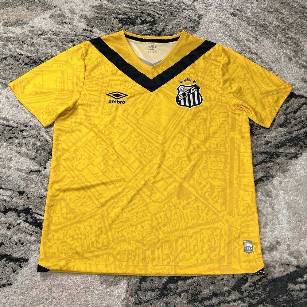 Umbro Santos‎ FC 2024-25 Third Jersey Neymar Jr #10 Yellow XL